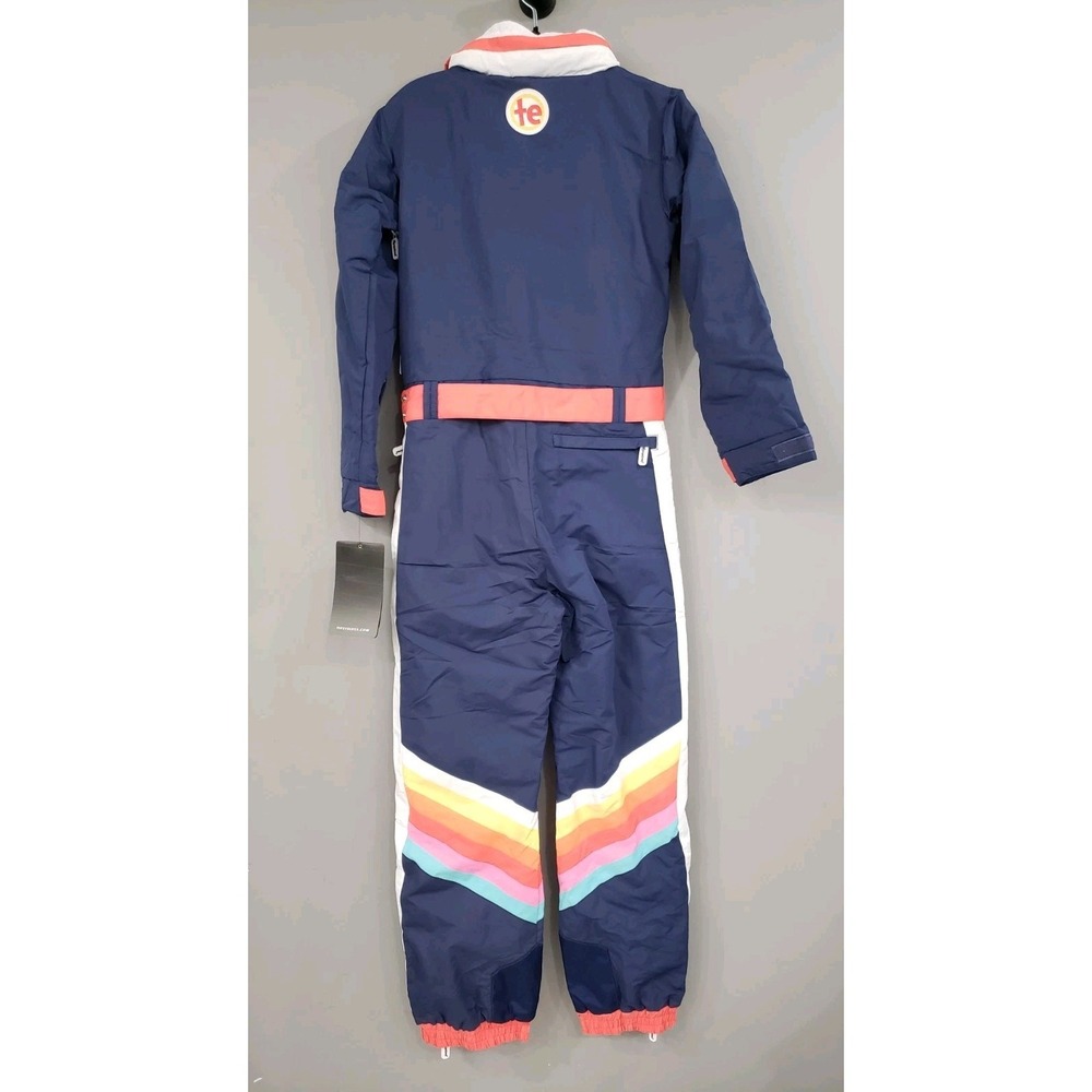 NEW SMALL Tipsey Elves One Piece Santa Fe Shredder Snow Suit Ski Bodysuit Bib - Picture 7 of 7